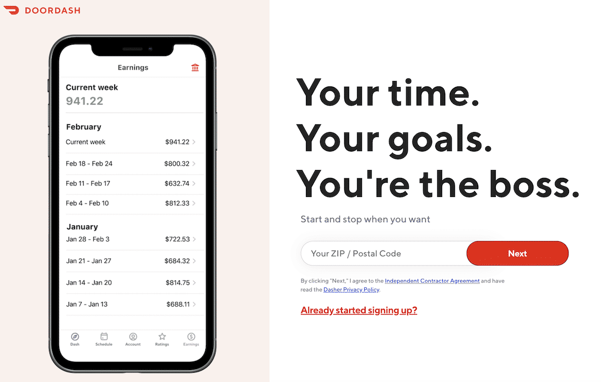 doordash driver