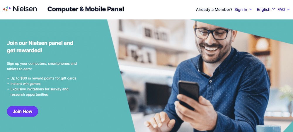 nielsen homepage
